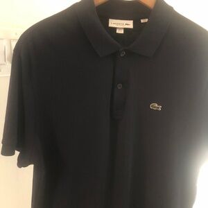 Navy blue Lacoste polo shirt XL